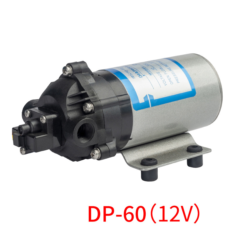 微型高压隔膜泵DP-60 12V 24V扫路车喷水泵美容仪器808直流电动泵